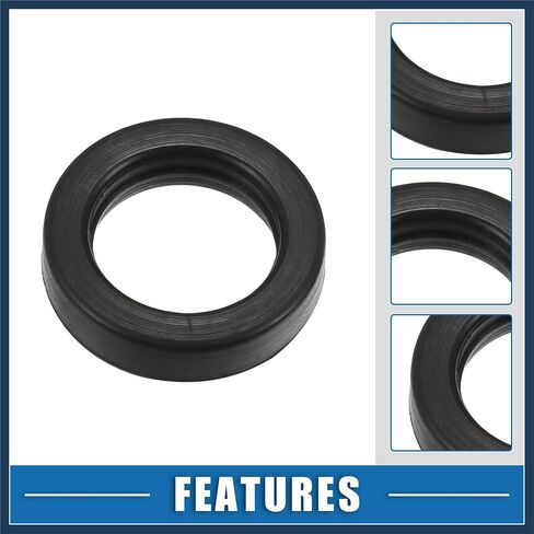Fuel Injector O Rings Seals No.06164P8EA00 with Micro Filters Fuel Injector Repair Kit for Honda Odyssey Pilot 2001-2004 Rubber Black (Set of 6) Stylish Design in Saudi Arabia