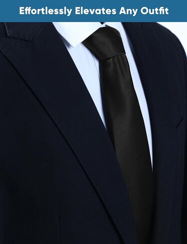 Mens Jacquard Necktie, 58" (148cm)*3.15" (8cm), Tie for Business, Wedding, Comes with elegant gift box in Saudi Arabia