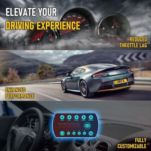 OTPerformance 10 Drive Modes Throttle Controller Racing Accelerator Fit for Ford F150 F250 F350 F450 F550 Explorer Mustang Bronco Ranger Edge Fusion Taurus Focus Land Rover Mazda Toyota (809) in Saudi Arabia