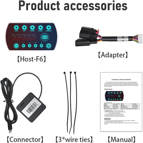 OTPerformance 10 Drive Modes Throttle Controller Racing Accelerator Fit for Ford F150 F250 F350 F450 F550 Explorer Mustang Bronco Ranger Edge Fusion Taurus Focus Land Rover Mazda Toyota (809) in Saudi Arabia