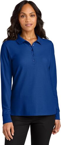 ميناء هيئة ميناء النساء توقيع Pique Pique Long Sleeve Polo LK200LS in Saudi Arabia