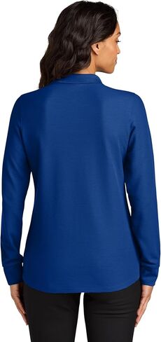 ميناء هيئة ميناء النساء توقيع Pique Pique Long Sleeve Polo LK200LS in Saudi Arabia