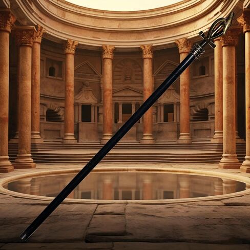 Underwraps Halloween Gold Egyptian Staff - Props Assume Assume ، Play Play ، Excesssories Cane ، Pharaoh Prop ، Party Argyptian Decorations ، Fake Cane in Saudi Arabia