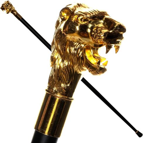 Underwraps Halloween Metal Walking Cane - قصب الأزياء الشاقة للرجال والنساء in Kuwait