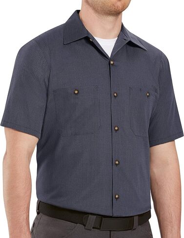 Red Kap Men's Performance Tech 7 Button Shirt in Saudi Arabia