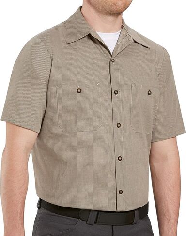 Red Kap Men's Performance Tech 7 Button Shirt in Saudi Arabia