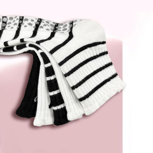 جوارب اليوغا اللطيفة للنساء ، جوارب طاقم الطاقم غير القبضة مع القوس القلبي ، الولايات المتحدة 5-9 in Kuwait