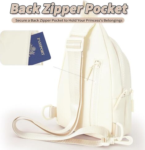 Birthday Gift for 5 6 7 8 9 10 11 12 13 14 15 16 Year Old Girls Fanny Pack Crossbody Bags for Women,Cute Trendy Stuff - Peach,E in Saudi Arabia