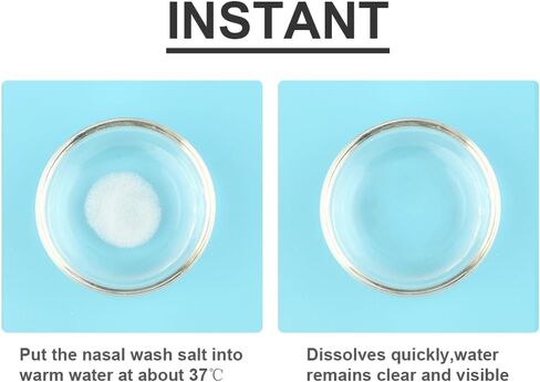 100 حزم ملحي ، ملح Neti Pot ، حزم ملحي ملفوفة بشكل فردي لأواني Neti ، والري الأنفي ، والضغط على الزجاجات وإغاثة الجيوب الأنفية | رعاية الجيوب الأنفية in Kuwait