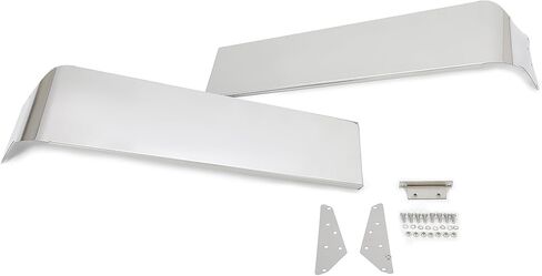 Drop Visor 13 "× 10" لـ Peterbilt 377 378 379 335 386 388 389 Flat Top & Ultra Cab ، 304 Sun Stains Steel Show in Kuwait