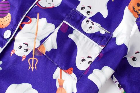 Cute Satin Pajamas for Big/Tween Girls Silk Button Down Short Sleeve & Pants PJS Clothes Nighty Size 8-16 in Kuwait