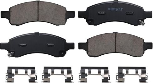 Detroit Axle - مجموعة الفرامل ل Chevy Traverse GMC Acadia Limited Buick Enclave Saturn Outlook الأمامي والخلفي حفر ودوارات فرامل القرص المرسو in Saudi Arabia
