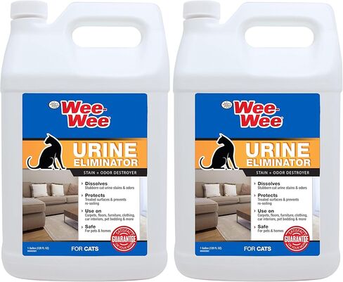 Four Paws Wee-Wee Cat Urine Eliminator Stain and Odor Destroyer 128 Ounces in Kuwait
