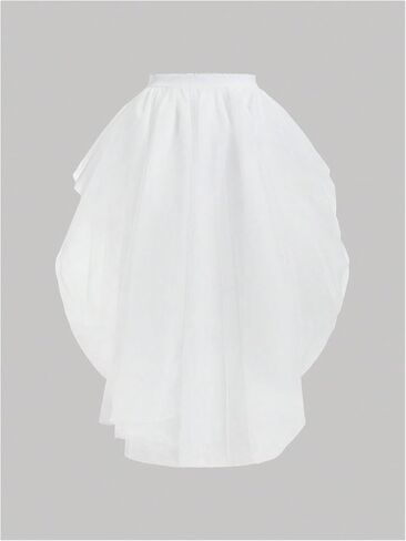 Shenhe Women's High Low Tulle Meesh Mesh Tutu Asymetrical Party Festival Maxi Skirt in Saudi Arabia