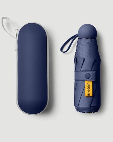 Compact Travel Umbrella - 7.5 in Folded, Lightweight Pocket Size with Case in Saudi Arabia