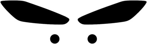 Rvinyl Headlight Tint Covers Compatible with Maserati GranTurismo 2008-2012 - Smoke in Saudi Arabia