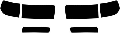 يغطى Rvinyl Headlight Tint متوافق مع Toyota Land Cruiser 1991-1997 - Smoke in Saudi Arabia