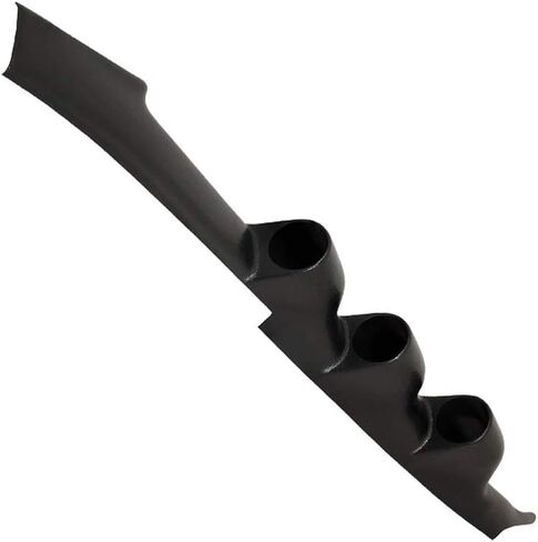 Glowshift Black Triple Gauge Gauge Pod متوافق مع Nissan 240SX 1989-1994-ABS Plastic-Mounts (3) 2-1/16 " in Kuwait
