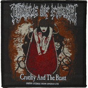 Cradle Of Filth Men's Cruelty And The Beast Woven Patch Black in Saudi Arabia