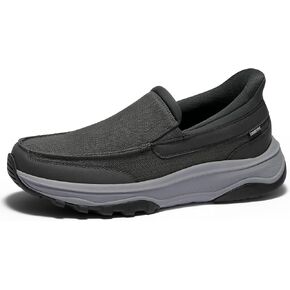 Slip On Shoes for Men Orthopedic Walking Loafers with Arch Support Canvas Shoe Casual in Kuwait