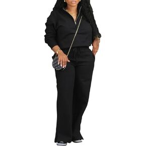 Hipglamp Womens 2 قطعة مضمار مجموعة نصف الرمز البريدي. in Kuwait