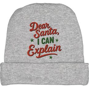 inktastic Dear Santa I Can Explain Christmas Baby Beanie Hat in Kuwait