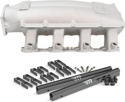 BTR Trinity Intake Manifold LS3 Rectangle Port Natural Finish V2 Includes Fuel Rails Brian Tooley LS3 L99 L92 L96 L76 L77 in Saudi Arabia