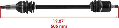 محور Caltric الأمامي اليسرى واليمين للسيرة الذاتية المتوافقة مع Defender Can-AM HD10 2021-2025 / TRAXTER HD10 2021-2023 / TRAXTER PRO HD10 2021-2023 / DEFENDER PRO HD10 2020-2025 705402408 705402402407 in Saudi Arabia