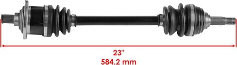 Caltric Front Right and Left Complete Cv Joint Axle Compatible with Arctic Cat 500 4X4 2002 2003 2004 in Saudi Arabia