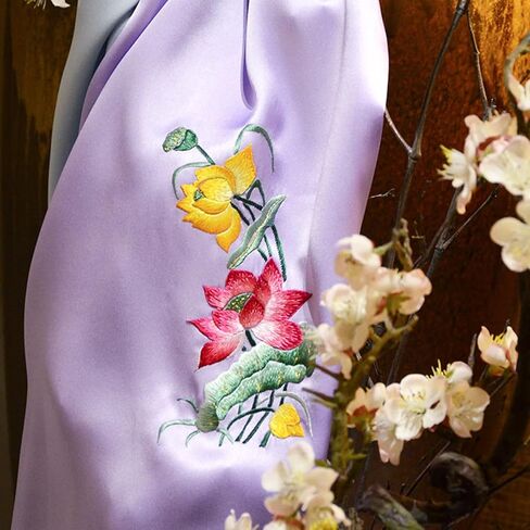 يدويًا مطرزًا بنسبة 100 ٪ من الحرير الحرير المزدوج للنساء الطويل ، وشال الشال للنساء ، وشال الرقبة in Kuwait