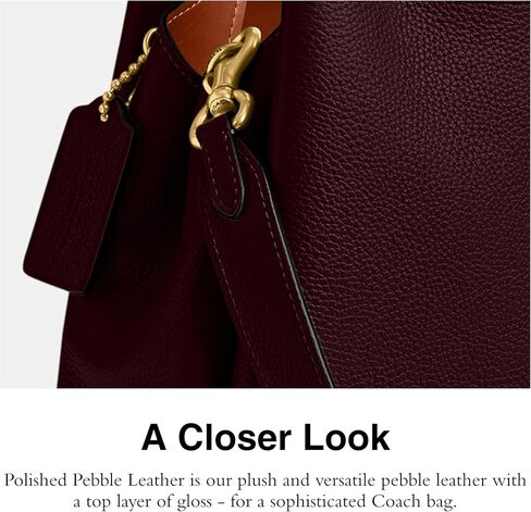 Coach Lana Shoulder Bag 23, B4/Merlot in Saudi Arabia