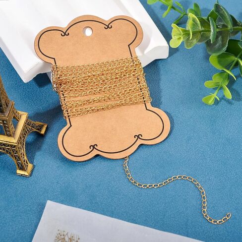 Craftdady 5M 14K Gold Filled Heart Link Chains 5x3.5mm Soldered Brass Bracelet Necklace Designer Chains Simple Chain Gold Chain Necklace Collection for Men Women DIY Jewelry Making in Saudi Arabia