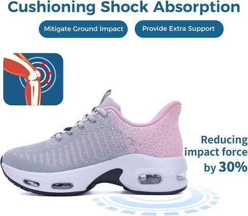 Women's Walking Shoes | Slip On | Fashion Sneakers | Air Running Tennis Shoes US 6-11 in Saudi Arabia