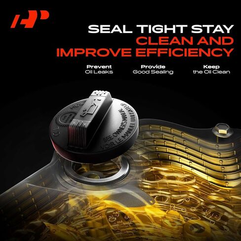 A-Premium Engine Oil Filler Cap Oil Cap Fit For Honda Accord Civic CR-V Ridgeline Pilot Odyssey Passport HRV Fit Element & Acura ZDX TSX TLX TL RSX RLX RL RDX MDX ILX, # 15610RAAA01, 15610P5G000 in Saudi Arabia