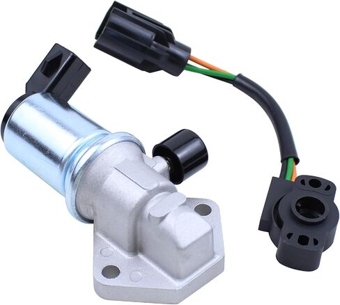 مستشعر وضع الخانق Motoku TPS وصمام التحكم في الهواء IAC لفورد برونكو F-350 F-250 F-150 E-350 E-250 E-150 Econoline Club Wagon 1994-1996 in Saudi Arabia