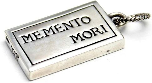 COSUMOSU lapis lazuli Memento Mori Jewelry 925 Sterling Silver Pendant Charm for Necklace for Men and Women, blue in Saudi Arabia