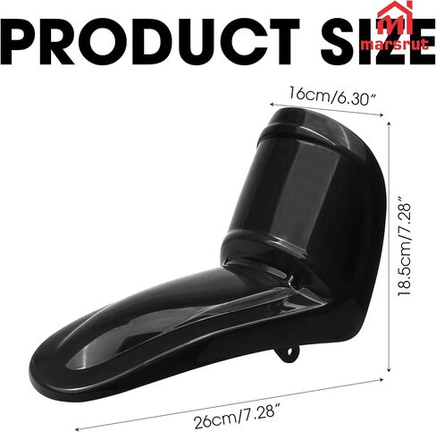Plastics Front Fender Fit for PW50 ، لـ Yamaha PW 50 ، مجموعة أجزاء Mudguard الأمامية للدراجات النارية ، استبدال الإنشاء المباشر (الأسود) in Saudi Arabia
