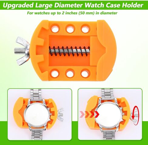 Watch Repair Kit, Watch Press Tool Set, Watches Battery Replacement Tool Set, Watches Link Removal Kit - Repair Screwdriver, Tweezers in Saudi Arabia