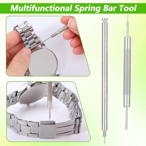 Watch Repair Kit, Watch Press Tool Set, Watches Battery Replacement Tool Set, Watches Link Removal Kit - Repair Screwdriver, Tweezers in Saudi Arabia