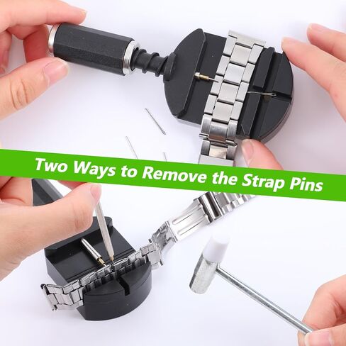 Watch Repair Kit, Watch Press Tool Set, Watches Battery Replacement Tool Set, Watches Link Removal Kit - Repair Screwdriver, Tweezers in Saudi Arabia