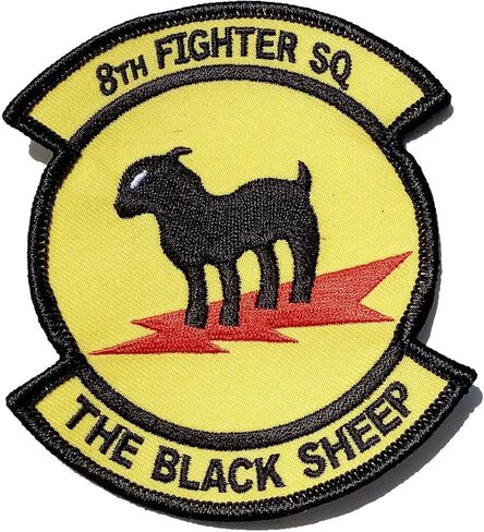 8th Fighter Squadron The Black Sheep Patch – Sew On in Saudi Arabia
