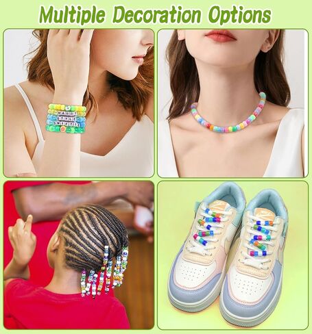 Wutubug 3000Pcs 56 Colors Pony Beads for Bracelet Making Kit, Rainbow Kandi Beads Friendship Bracelet Kit with 910pcs A-Z Letter Beads, DIY Jewelry Making Beads Craft for Adults in Saudi Arabia