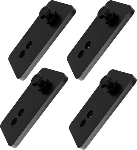 4 Pcs Seat Relocation Brackets Fits for 1967-2002 Camaro Firebird Black Powder-Coated Brackets with Hardware for 1.5-2" Extension in Saudi Arabia