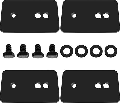 4 Pcs Seat Relocation Brackets Fits for 1967-2002 Camaro Firebird Black Powder-Coated Brackets with Hardware for 1.5-2" Extension in Saudi Arabia