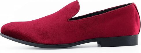 Amali Fishman Men’s Dress Shoes Plush Velvet with a Quilted Design Slip-on Driver Shoes for Men Velvet Loafers The Original Smoking Men Tuxedo Slipper Shoes in Saudi Arabia