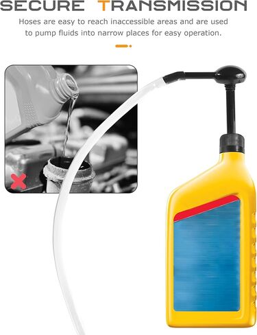 مضخة زيت ، مضخة سائل نقل السيارات ، مضخة سائل النقل 8 سم مكعب لزجاجات الكوارت مع محول اليد الثالثة ، قابلة للتطبيق على زيت تروس النقل ، ناقل الحركة والسوائل التفاضلية in Kuwait