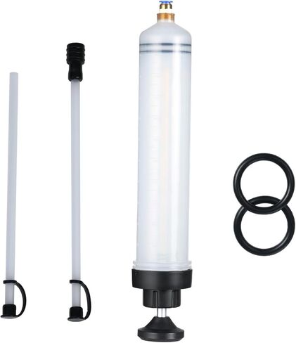 Fluid Extractor Pump 500CC Manual Automotive - 2 Hoses Oil Syringe with Powerful Multi-purpose Suction, Ideal for Fluid & Oil Change Evacuation/Filling in Kuwait