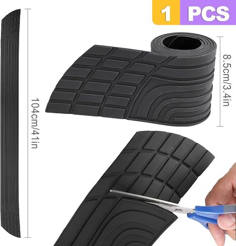 Rubber Anti-Scratch Universal Car SUV Truck Rear Bumper Protector Guard Bumper Guards for Cars (41 x 3.1Inch) in Saudi Arabia