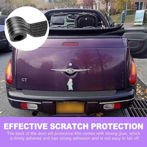 Rubber Anti-Scratch Universal Car SUV Truck Rear Bumper Protector Guard Bumper Guards for Cars (41 x 3.1Inch) in Saudi Arabia