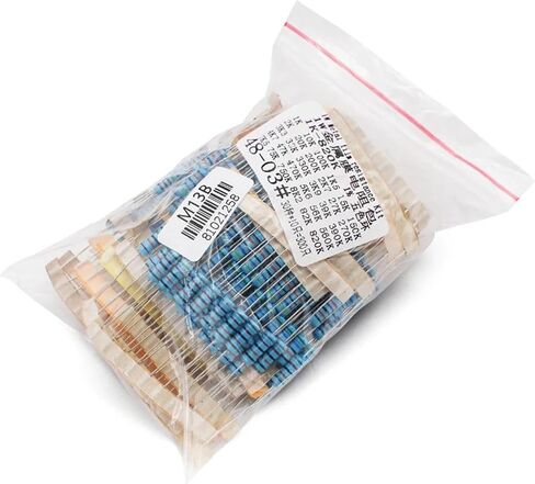 300pcs/lot 1W Resistance 1% Metal film Resistor Set DIY Assorted pack 0.1~750 ohm,1K ~ 820K set of resistors 30 value each 10pcs(1K-820K) in Saudi Arabia